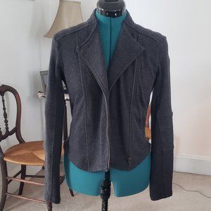 Halogen Cotton Crop Jacket Moto Style